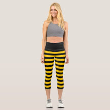Forme d'abeille à rayures noire et jaune -