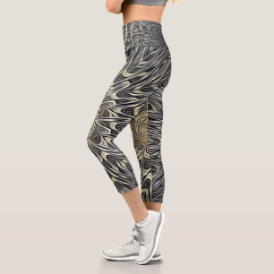 Leggings Capri Fractal Zazzle_Growshop