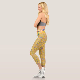 Leggings Capri Fun Color Twist