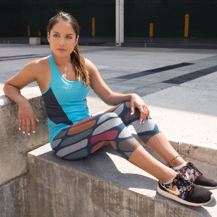 Leggings Capri Galets de gribouillis