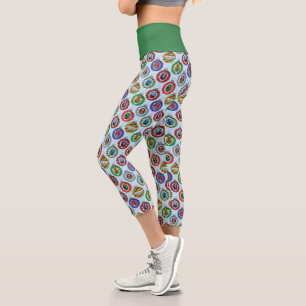 Leggings Capri Gardiens de la Galaxie Motif de vacances