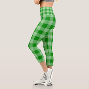 Leggings Capri Gingham-   Zazzle_Growshop.
