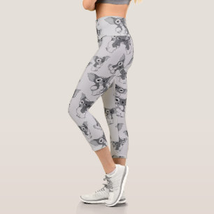 Leggings Capri Gizmo   Motif noir et blanc