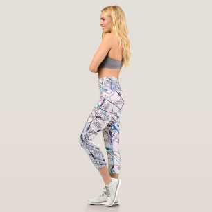 Leggings Capri Graphique aéronautique