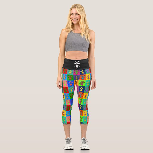Leggings Capri Hermine Pop (Recto)
