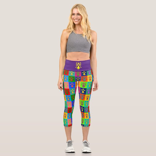 Leggings Capri Hermine Pop (Recto)
