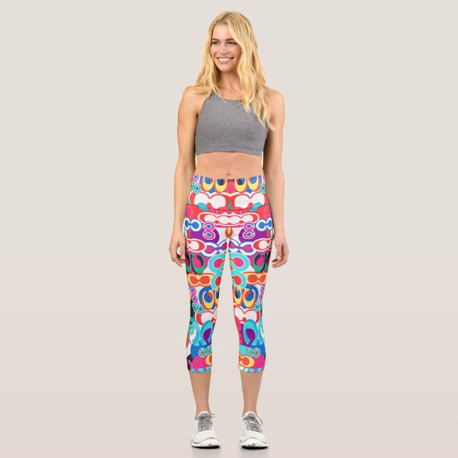 Leggings Capri High Waisted Capris | fashion design (Recto)