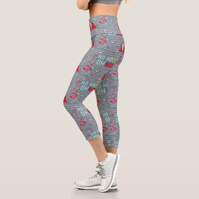 Leggings Capri Ho Ho Oh Non | Père Noël (Gauche)