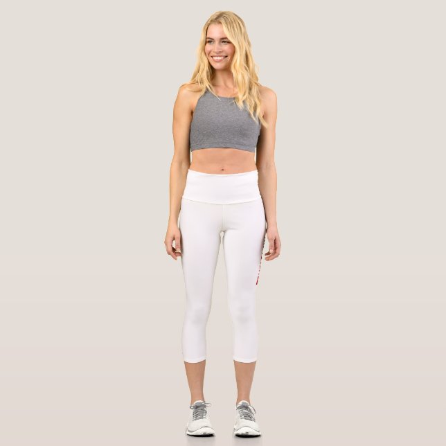 Leggings Capri Holt Law White (Recto)