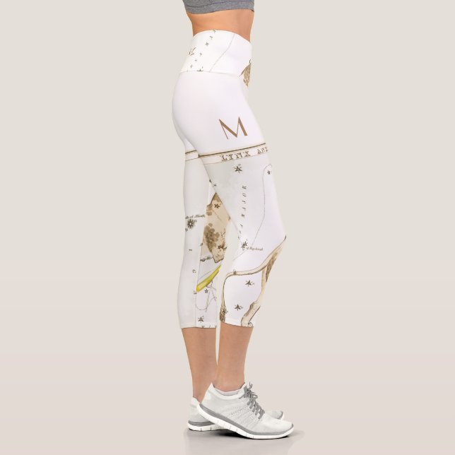 Leggings Capri Horoscope à constellation Lynx personnalisée (Droite)