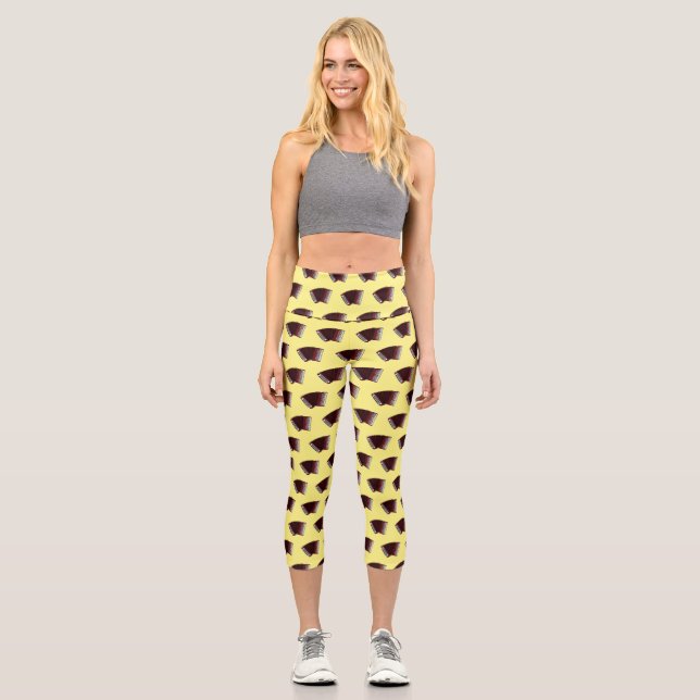 Leggings Capri Illustration d'accordion (Recto)