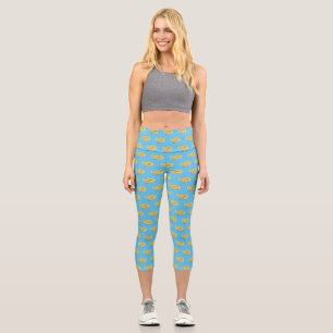 Leggings Capri Illustration du serpent python birman