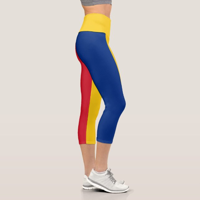 Leggings Capri Indicateur Roumanie (Droite)