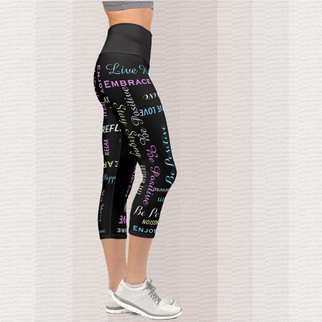 Leggings Capri Inspiration Motivationnelle CHOISIR LA COULEUR Cap (Créateur téléchargé)