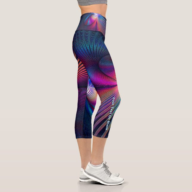 Leggings Capri Iridescence structurelle (Droite)
