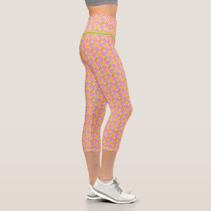 Leggings Capri Jardin Carottes Printemps Été Pâques Coloré Amusan