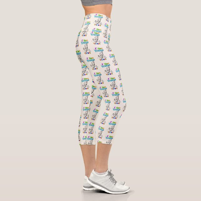 Leggings Capri Je peux geler le temps (Droite)