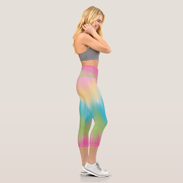Leggings Capri Joli Northern Lights Blue Rose Tie Tee Motif (Droite)