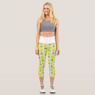 Leggings Capri Joueur de football   Je Donne Toute Ma Vie Au Foot