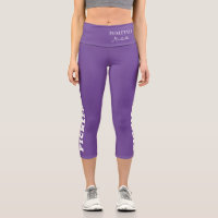 Joueur de Pickleball Nom personnalisé Purple Blanc