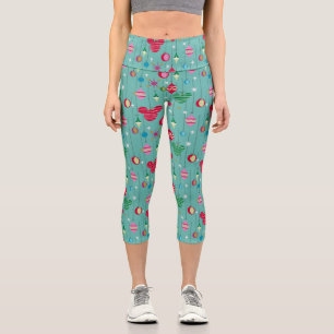 Leggings Capri Joyeux Noël   Mickey Retro