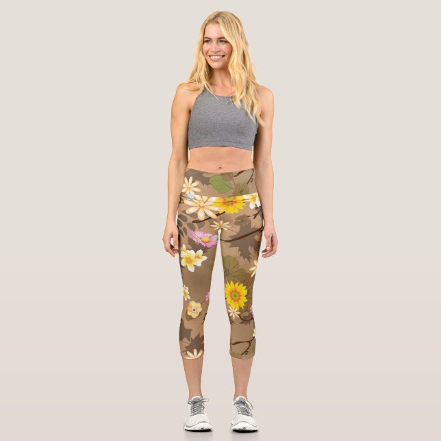 Leggings Capri Jungle imaginaire 2 (Recto)