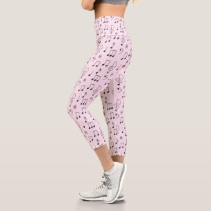 Leggings Capri Juste Noté rose
