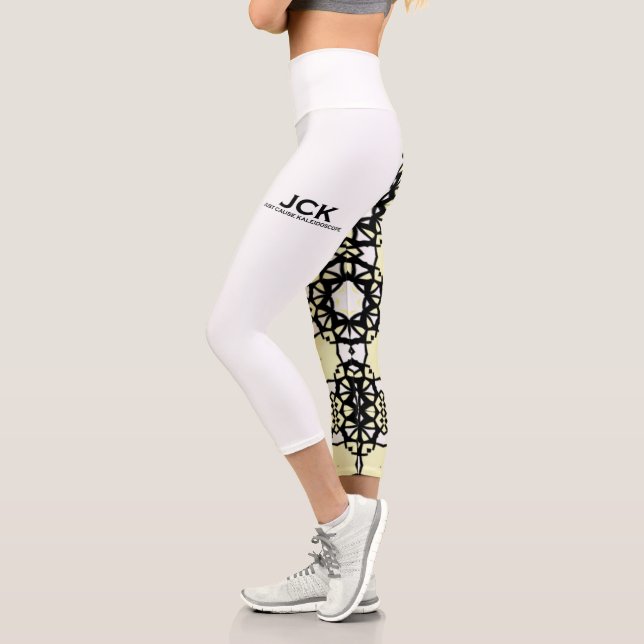 Leggings Capri Kaléidoscope du premier volume art cinq (Gauche)