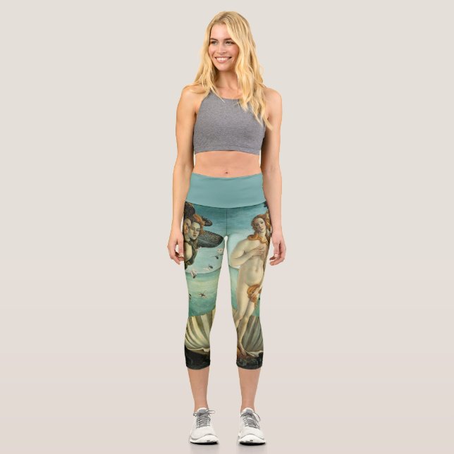 Leggings Capri La naissance de Vénus par Sandro Botticelli (Recto)