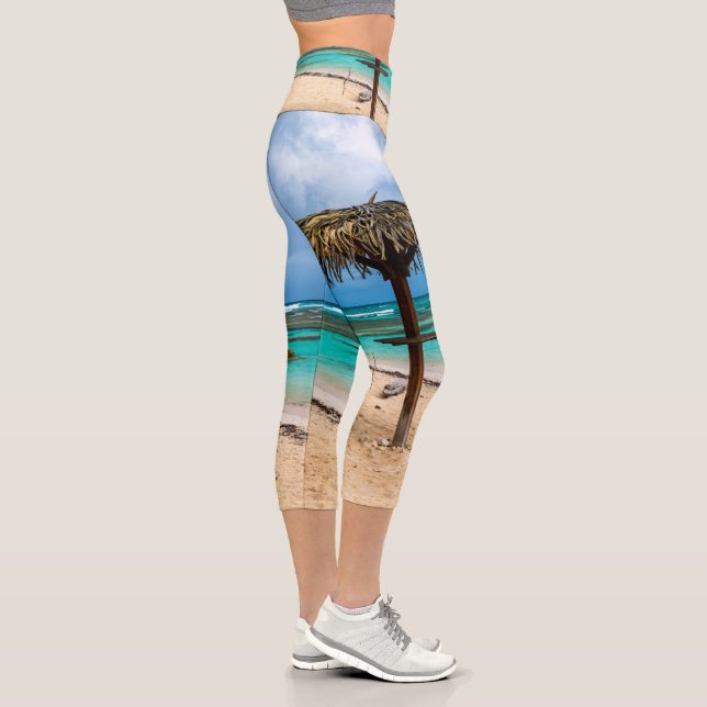 Leggings Capri La plage de l'Anse des Rochers (Droite)