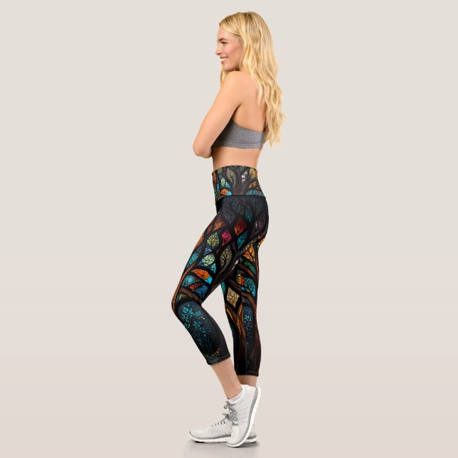 Leggings Capri L'arbre de vie (Gauche)