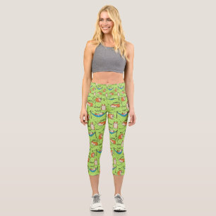 Leggings Capri Le cycle de vie d'un cochon de Guinée