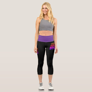 Leggings Capri Le Flag Football Est Ma Vie