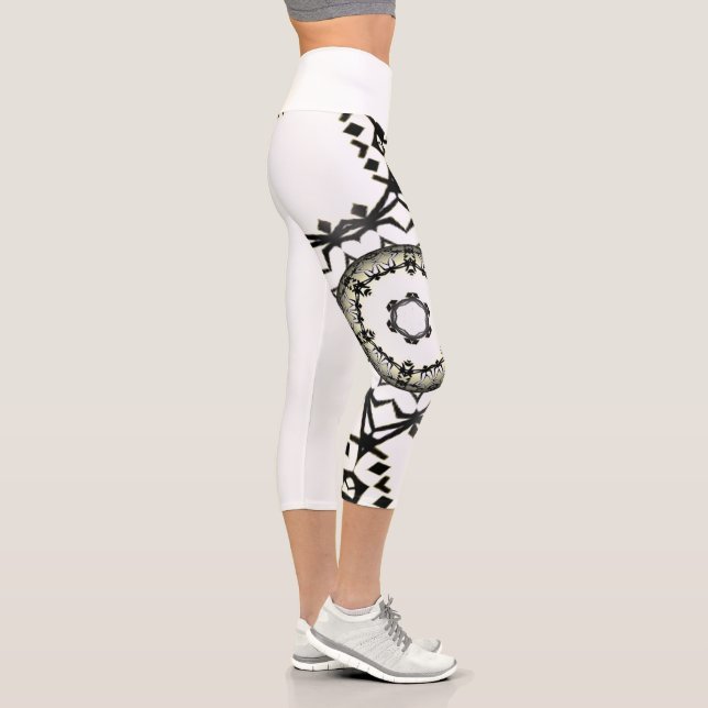 Leggings Capri Le kaléidoscope du premier volume, art trois (Droite)