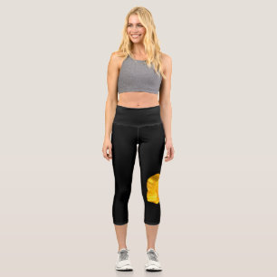Leggings Capri Lecapcn de fleurs de betercup