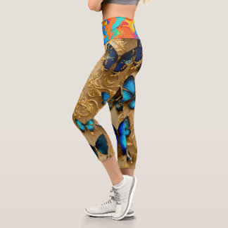 Leggings Capri Legage papillon