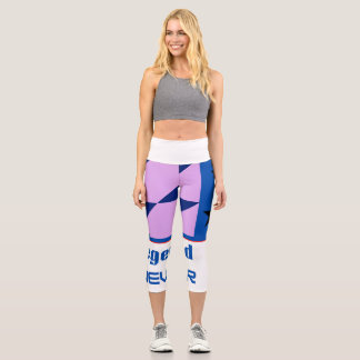 Leggings Capri Legend Never Die Bold design