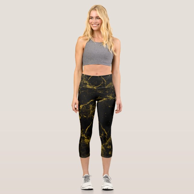 Leggings Capri Légendes d'aquarelle féminine pour n'importe quell (Recto)