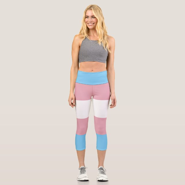 Leggings Capri Légendes de drapeau de la chaîne (Recto)