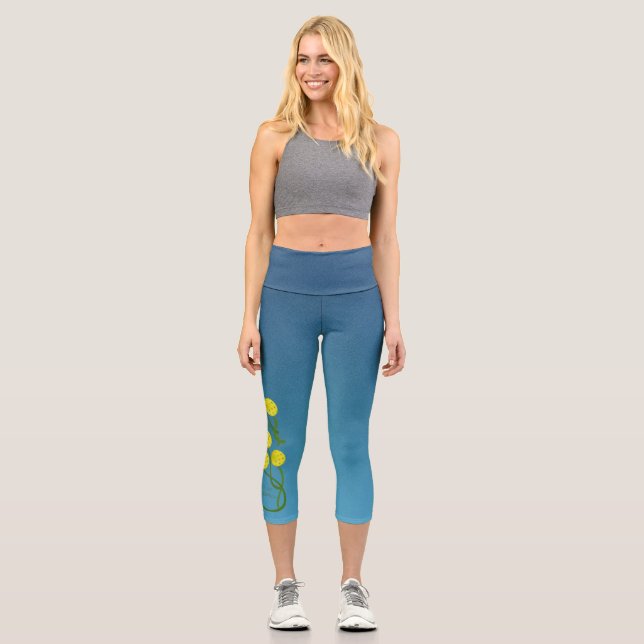 LEGGINGS CAPRI LÉGERS DU CAPRI DE PICKLEBALL (Recto)