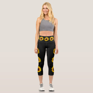Leggings Capri Légumineuses de capri de tournesol
