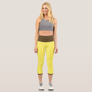 LEGGINGS CAPRI "LEMONADE WILDCAT" - PANTALON CAPRI HAUT