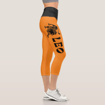 LEO LE LION GRAPHIQUE ZODIAC YOGA PANTS