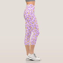 Leopard rose violet jaune
