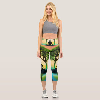 Leggings Capri L'équilibre de la nature : des legs de bien-être p