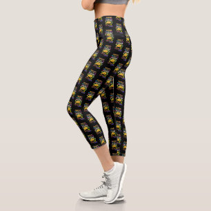 Leggings Capri Les amis ne laissent pas les amis aller moins Taco
