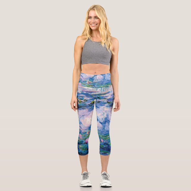Leggings Capri Les nénuphars de Monet  (Recto)