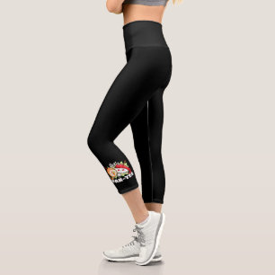 Leggings Capri Lets Par Tee Golf Pun - Golf Party