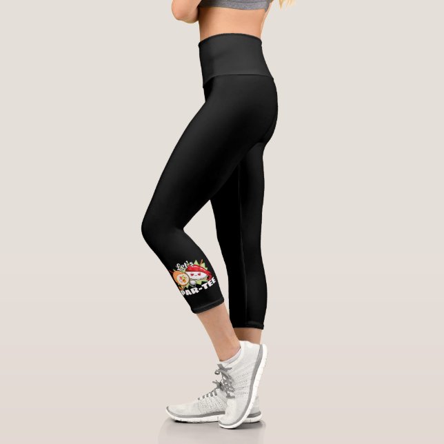 Leggings Capri Lets Par Tee Golf Pun - Golf Party (Gauche)