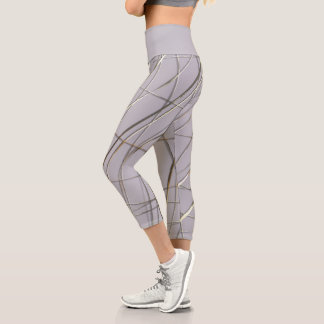 Leggings Capri Lignes en relief